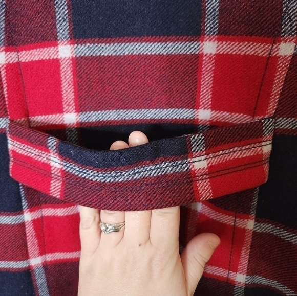 AMERICAN Eagle Double Breasted Wool Jacket Size Medium - Picture 12 of 15